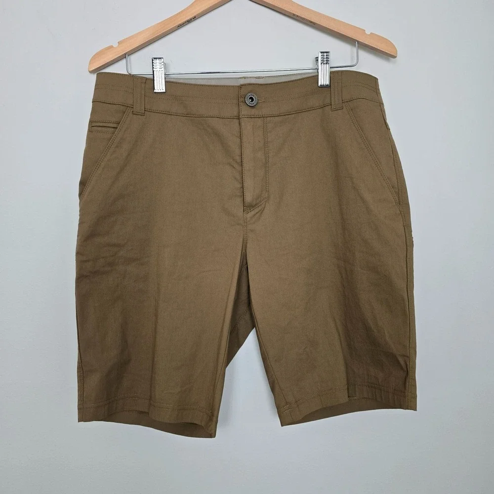KÜHL Mens Outdoor Utility Renegade Shorts Size 32 Khaki Adventure Ready Hiking